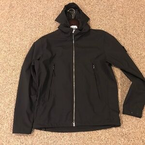 Stone Island hoodie jacket. Size large, black like new